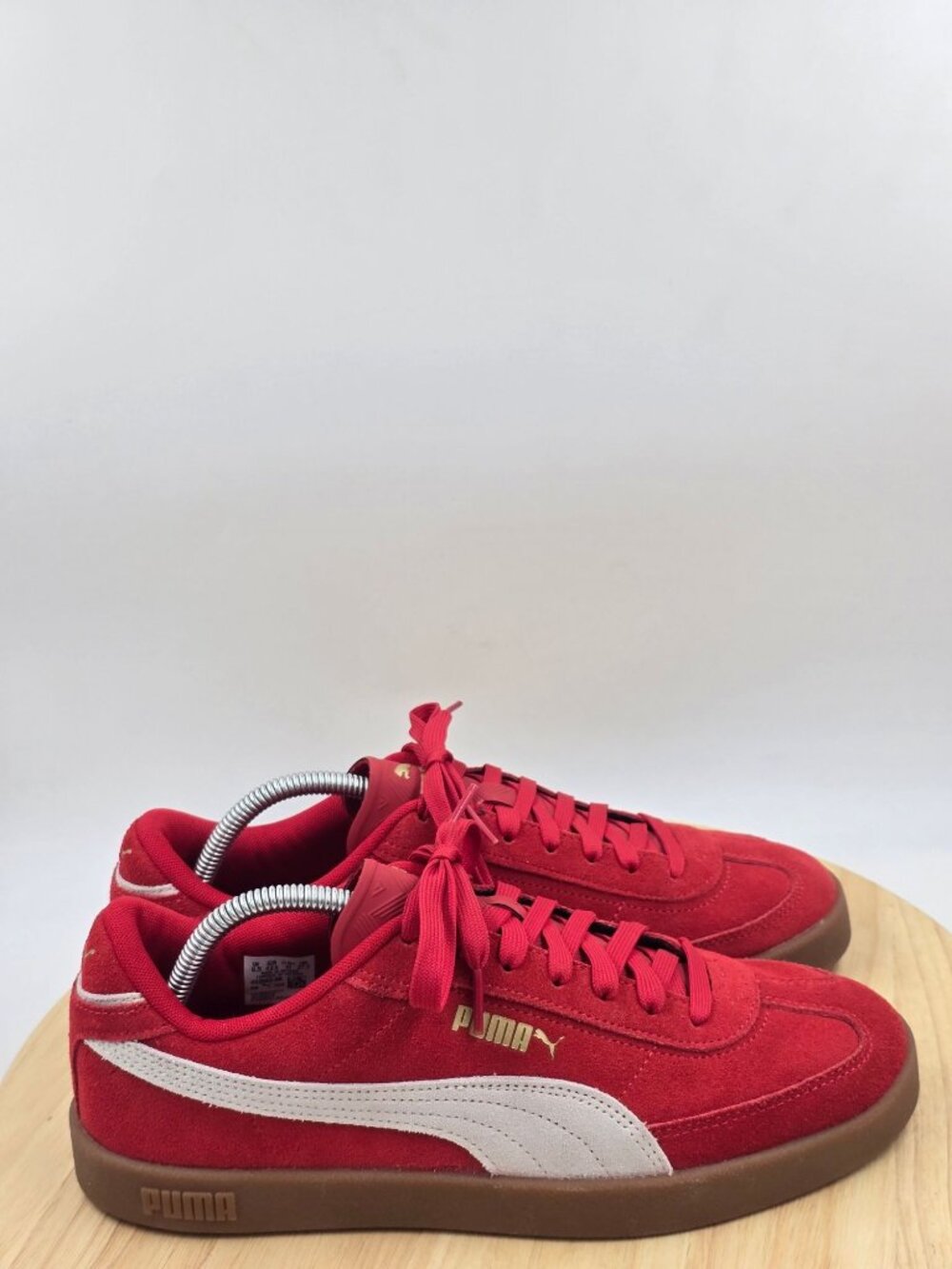 Puma Clib II Era Suede Womens Sneakers Red  402683-08 Casual Sz 11